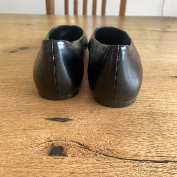 H&M Minimalist Ballet Flats Pointed Toe Sleek‎ Design Black Women’s 7 NWOT - Picture 6 of 9